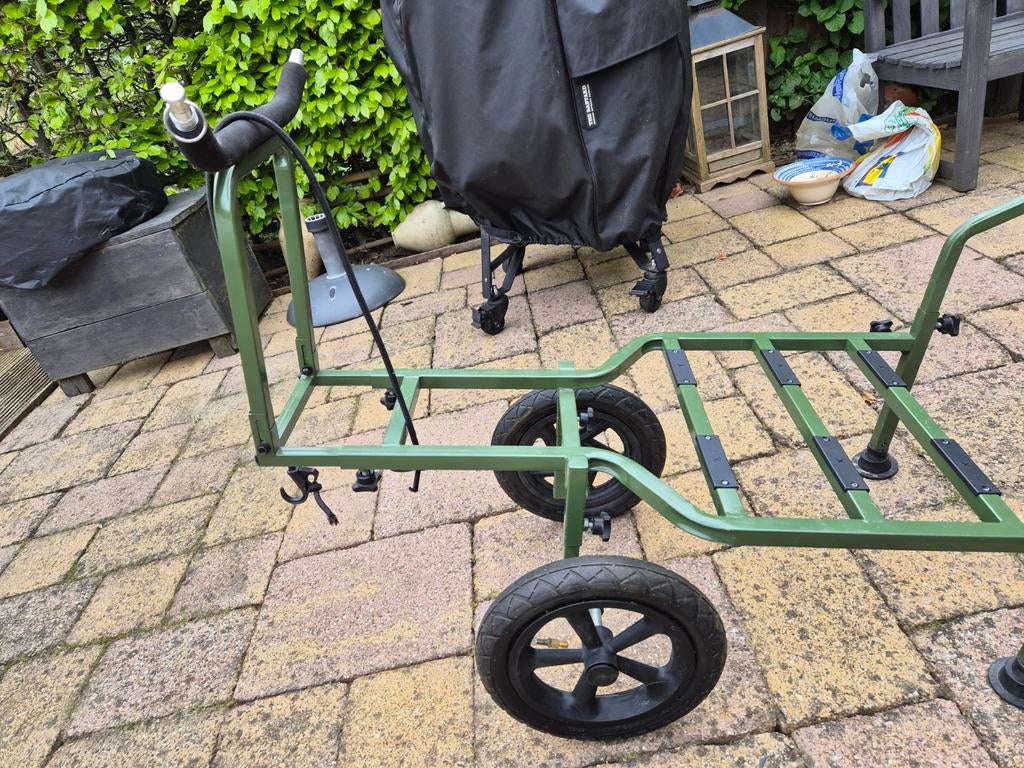 Fijne Viskar/Trolley voor visspullen, Ophalen, Gebruikt