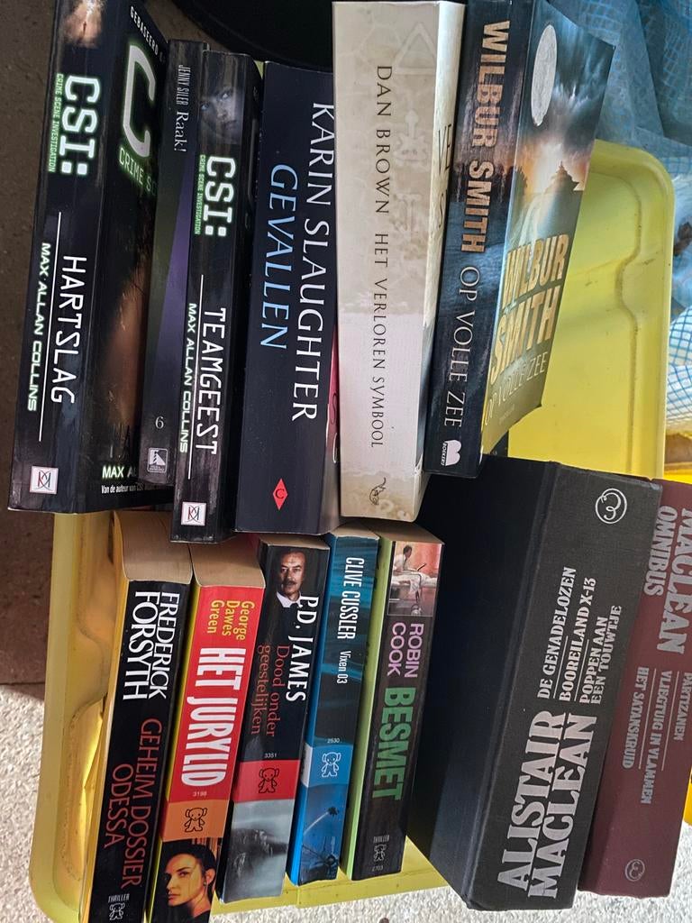 Spannende thriller boeken van diverse topauteurs, Boeken, Ophalen of Verzenden, Gelezen, Nederland