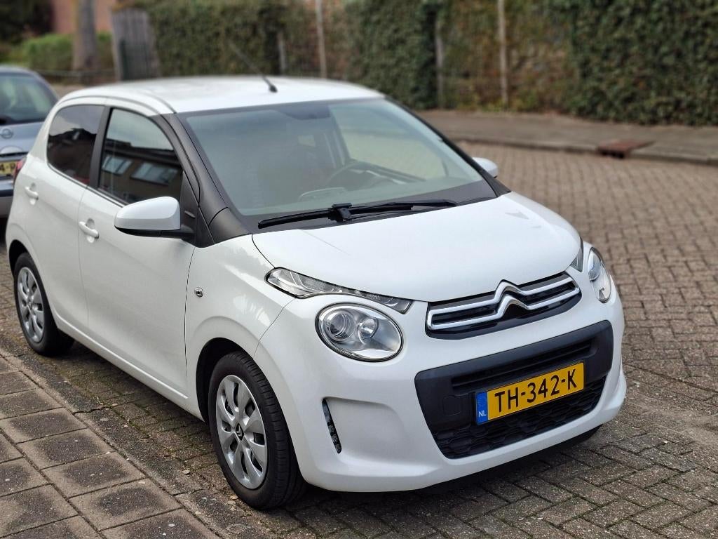 Zeer mooie Citroën C1 1.0 VTi  69PK  5D 2018 Wit, Auto's, Voorwielaandrijving, Stof, 4 stoelen, C1