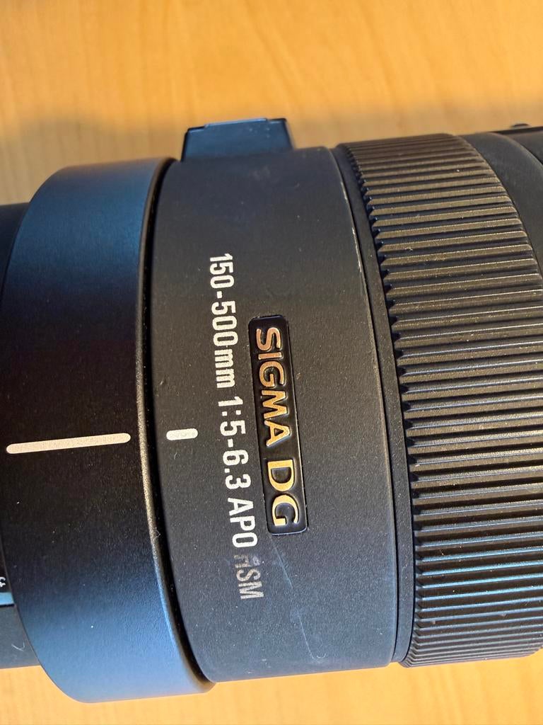 Sigma 150-500mm Telelens met Kenko 1.4x Teleconverter, Ophalen, Gebruikt, Telelens, Zoom