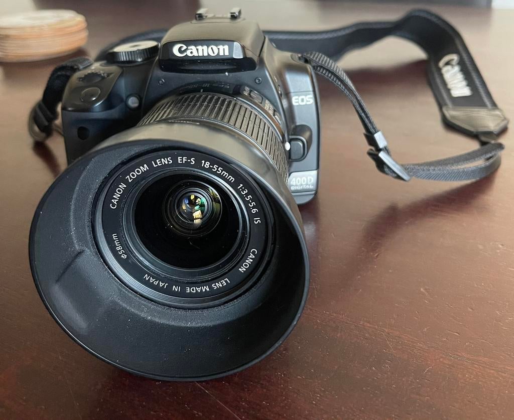 Canon EOS 400D met extra lens tas en acculader, Ophalen of Verzenden, Zo goed als nieuw, Canon, 8 keer of meer