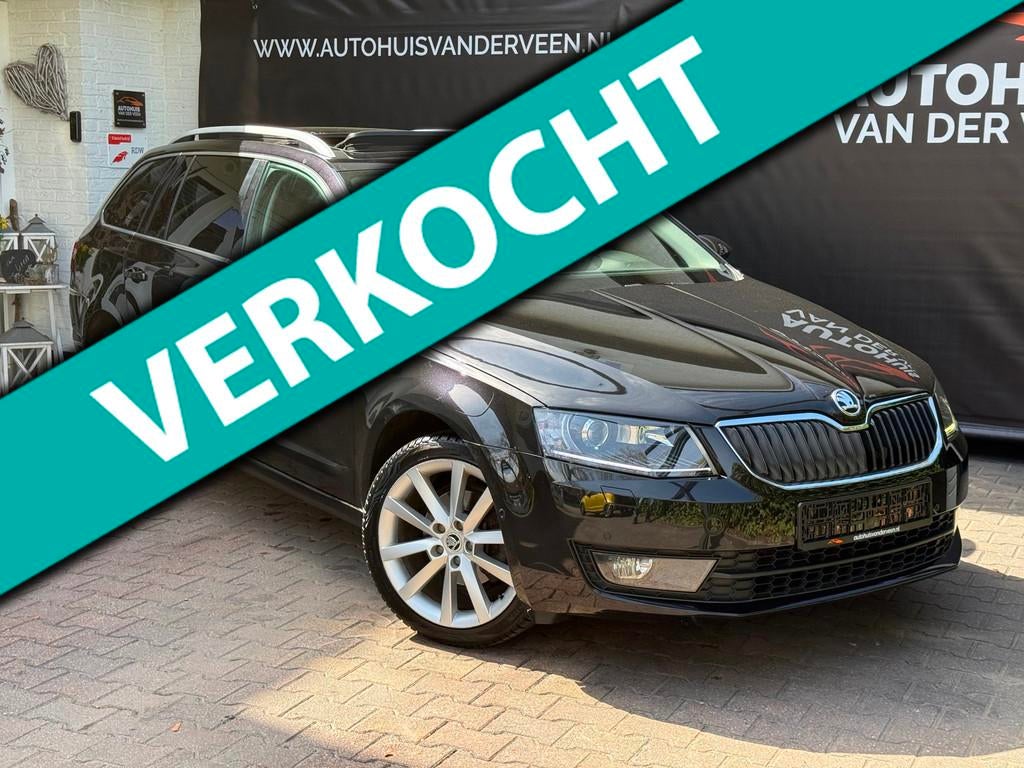 Skoda Octavia Combi 1.0 TSI Greentech Style Business, Panora, Gebruikt, Euro 6, 116 pk, Zwart