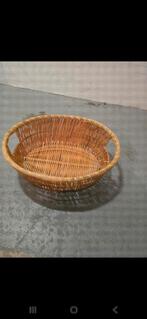 Mand, Ophalen of Verzenden, Rond, Riet