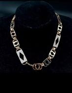 Kingsley Magnum koningsketting 18k Goldplate Met Steentjes, Sieraden, Tassen en Uiterlijk, Kettingen, Overige materialen, Nieuw