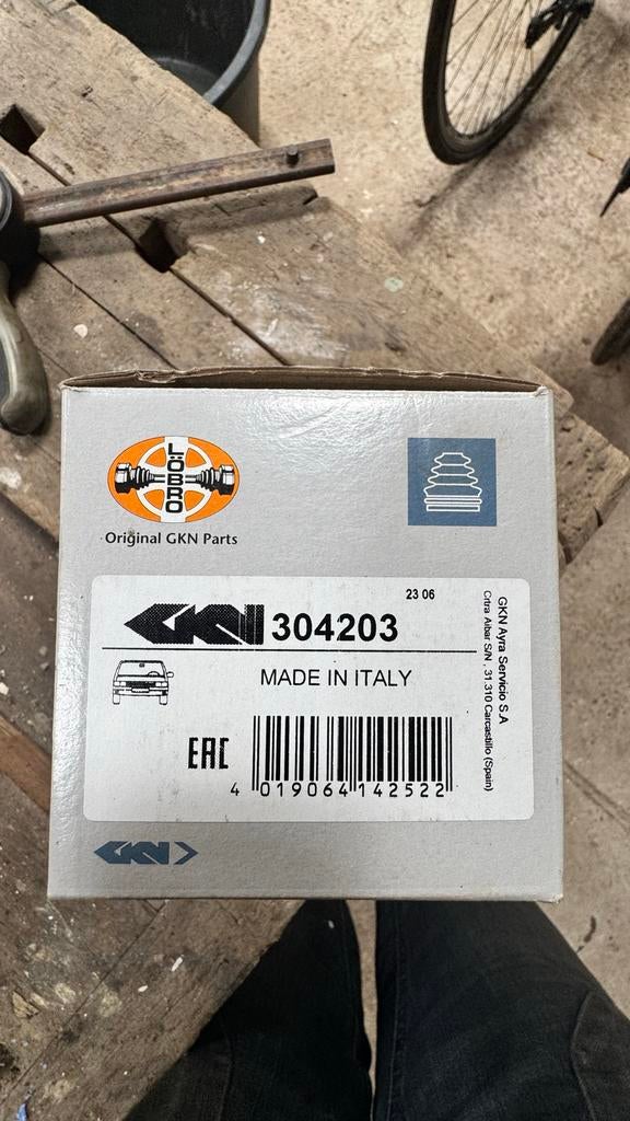 GKN Aandrijfas Homokineet Set 304203 - Nieuw in Doos, Ophalen of Verzenden, Nieuw, Universele onderdelen