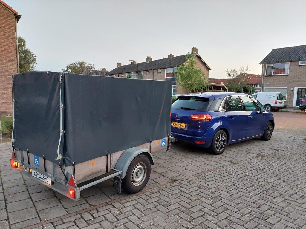 Aanhangwagen met huif, nieuwe banden en torsie as, Ophalen of Verzenden
