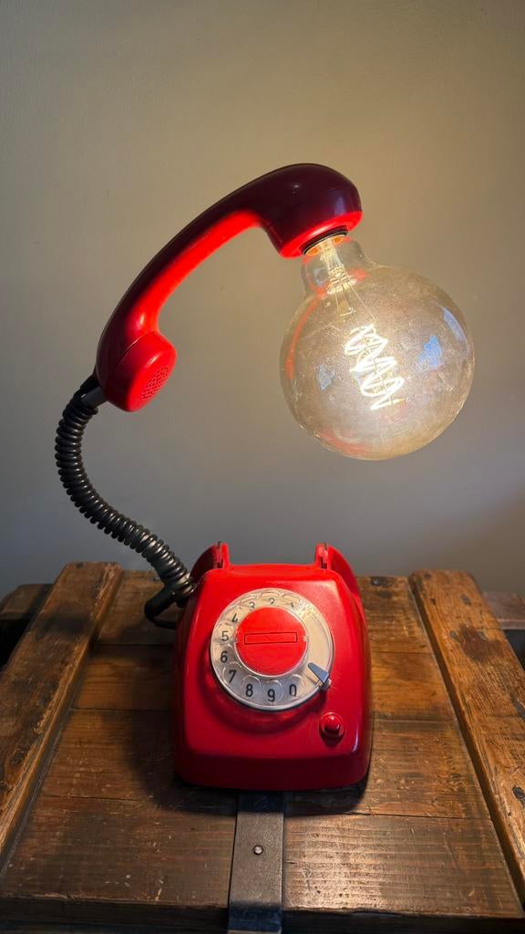 Orginele Telefoonlamp - T65 uit 1976, Antiek en Kunst, Ophalen of Verzenden