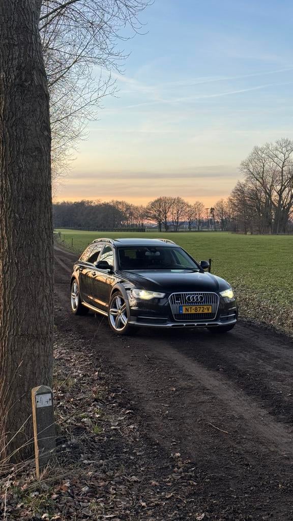 Audi A6 3.0 TDI Quattro Proline Plus S-tronic 2013 Zwart, Auto's, Audi, Automaat, Euro 5, Zwart, 2500 kg