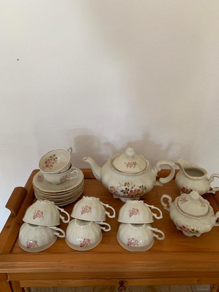 Oud Royal Mosa Theeservies - Compleet en Elegant, Ophalen of Verzenden