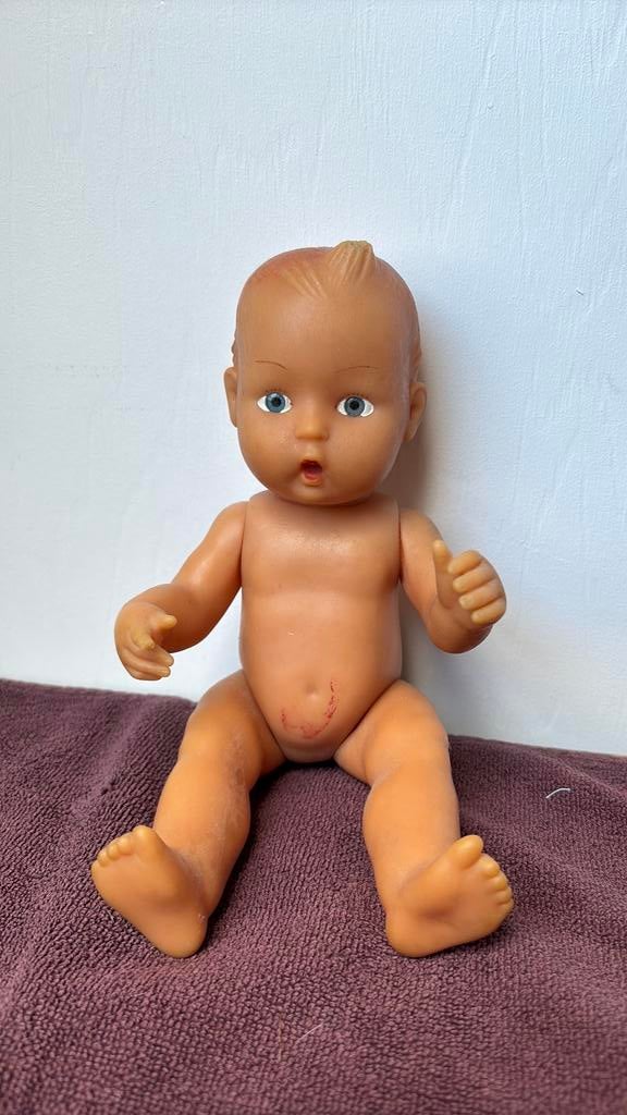 vintage celluloid popje, Verzamelen, Poppen, Ophalen of Verzenden, Gebruikt, Pop