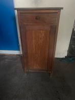 Eiken nachtkastje - scharnier los - gratis af te halen, Ophalen, Gebruikt, Minder dan 45 cm, Minder dan 55 cm