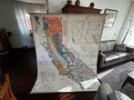Grote geologische kaart van Californië, Ophalen of Verzenden, Aardrijkskunde