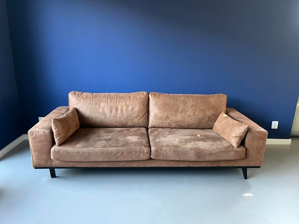 NOUS Living 3-zits bank Torino - 240x90x70cm, Gebruikt, Driepersoons, Ophalen of Verzenden, Rechte bank