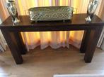 ZWARE TEAK SIDETABLE - WANDTAFEL - TV-MEUBEL 140 cm. FLAMANT, Ophalen, Wilms, Nieuw, Info@houseofcoco.nl