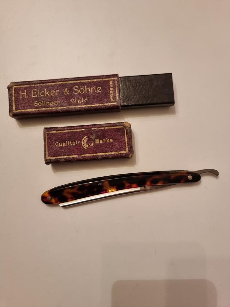 Antiek Scheermes H. Eicker & Söhne Solingen Wald, Antiek en Kunst, Ophalen of Verzenden