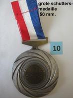 schietsport, mooie grote medaille, geweerschieten (10), Postzegels en Munten, Ophalen of Verzenden, Overige materialen, Nederland