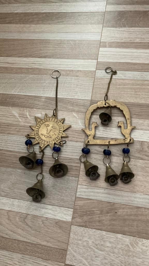 Koper winggong India bellen, Antiek en Kunst, Antiek | Koper en Brons, Ophalen