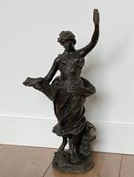 Zwaar beeld (gietijzer/ijzer) Vrouwe Justitia (ongesigneerd), Ophalen