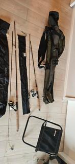 2 hengels en diversen visspullen, Ophalen