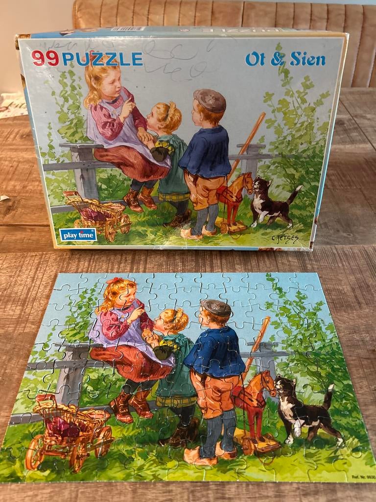 Ot en Sien 99 stukjes puzzel - Compleet, Kinderen en Baby's, Speelgoed | Kinderpuzzels, Ophalen of Verzenden, Meer dan 50 stukjes