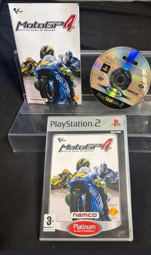 MotoGP 4 PlayStation 2 - Racegame PS2, Gebruikt, 1 speler, Ophalen of Verzenden, Onbekend