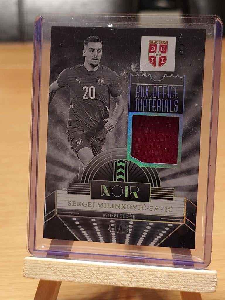 Panini Noir Sergej Milinkovic-Savic Serbia Patch /65, Verzenden, Zo goed als nieuw