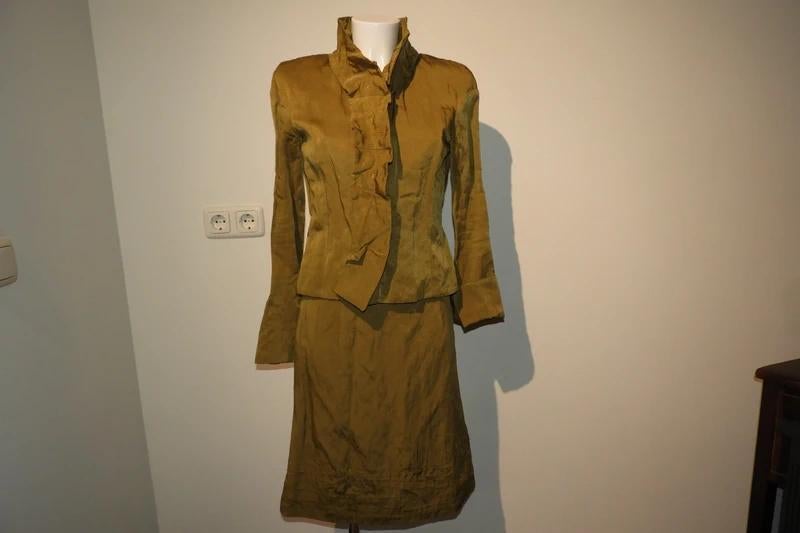 Natan 2 delige set pak mooie tint jasje opstaande kraag BE38, Maat 38/40 (M), Kostuum of Pak, Overige kleuren, Verzenden