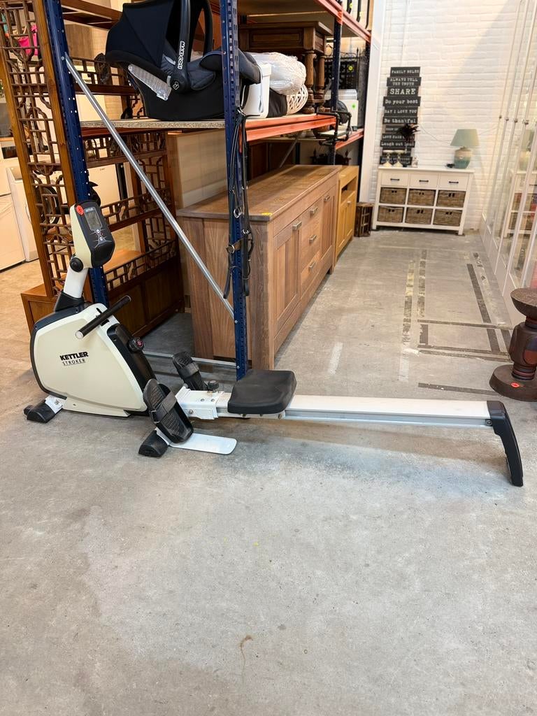 Kettler roeitrainer, Ophalen, Zo goed als nieuw, Rug, Hometrainer
