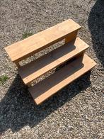 Decoratief Douglas Houten Trapje - 3 Tredes, Huis en Inrichting, Ophalen, Gebruikt