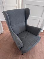 IKEA STRANDMON armchair+footstool | Oorfauteuil+voetenbank, Ophalen, Gebruikt, 75 tot 100 cm, 75 tot 100 cm