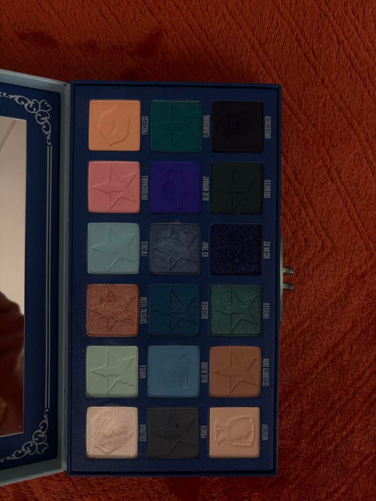 Jeffree Star Blue Blood Oogschaduw Pallet, Ogen, Zo goed als nieuw, Make-up, Verzenden