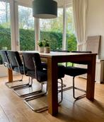 Prachtige  massief houten eettafel/tafel (200x94), Ophalen, Gebruikt, 200 cm of meer, 50 tot 100 cm