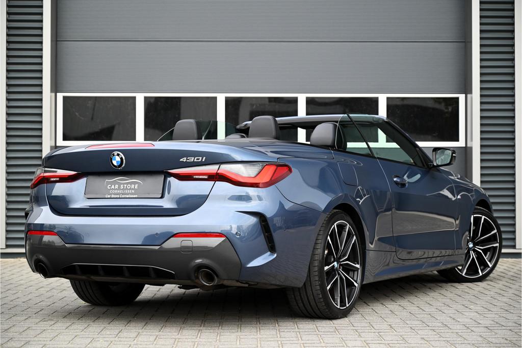 BMW 4 Serie Cabrio 430i M-SPORT / LEDER / MEMORY / NEKVERWAR, Auto's, Automaat, 1998 cc, Achterwielaandrijving, Gebruikt