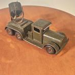 Vintage Blikken Auto Leger Groen - 13 cm, Ophalen, Gebruikt, G, G