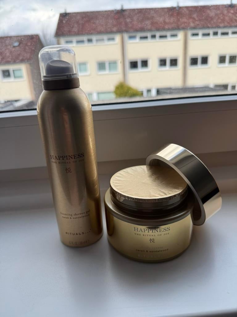 Rituals happiness, Sieraden, Tassen en Uiterlijk, Uiterlijk | Lichaamsverzorging, Ophalen of Verzenden, Zo goed als nieuw, Bad & Douche