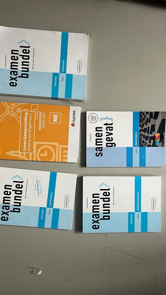 Examenbundels en Samenvattingen HAVO (Nederlands, Geschieden, Boeken, Schoolboeken, Ophalen of Verzenden, Gelezen, HAVO, Nederlands