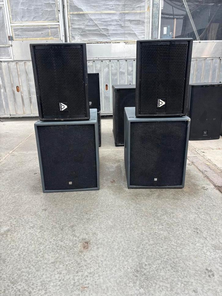 Passief geluid set - Master Audio EL10 & Coda Audio SW15, Muziek en Instrumenten, Dj-sets en Draaitafels, Gebruikt, Overige merken