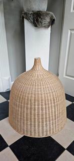 Mooie rieten hanglamp - 60 cm doorsnede, Overige materialen, 50 tot 75 cm, Boho, Scandinavisch, Natuurlijk, Ophalen of Verzenden