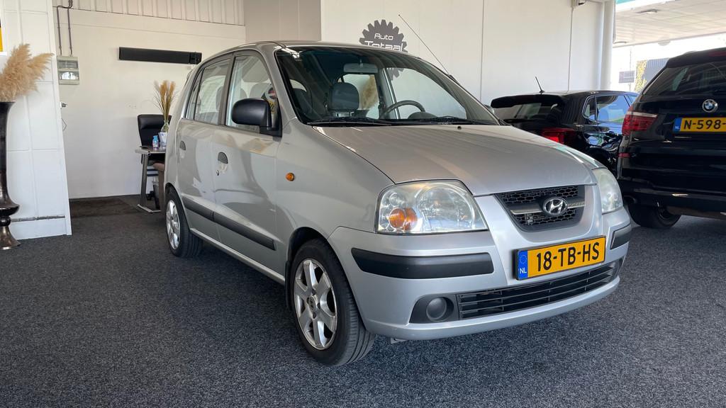 Hyundai Atos 1.1i Active World Cup edition, Airco, 5-deurs, Voorwielaandrijving, Stof, 31 €/maand, 4 cilinders