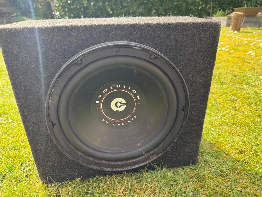 Evolution by Caliber subwoofer, Auto diversen, Autospeakers, Ophalen, Gebruikt