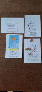 4 ansichtkaarten Toon Hermans   ongelopen, Verzamelen, Ophalen of Verzenden, 1980 tot heden, Ongelopen, Overige thema's