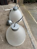 Hanglamp 2x melkglas 35cm diameter, Huis en Inrichting, Lampen | Hanglampen, Ophalen, Zo goed als nieuw, Glas, Minder dan 50 cm