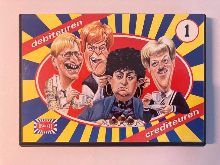 Jiskefet seizoen 1: Debiteuren crediteuren, 1995 / DVD /VPRO, Cd's en Dvd's, Dvd's | Cabaret en Sketches, Zo goed als nieuw, Stand-up of Theatershow