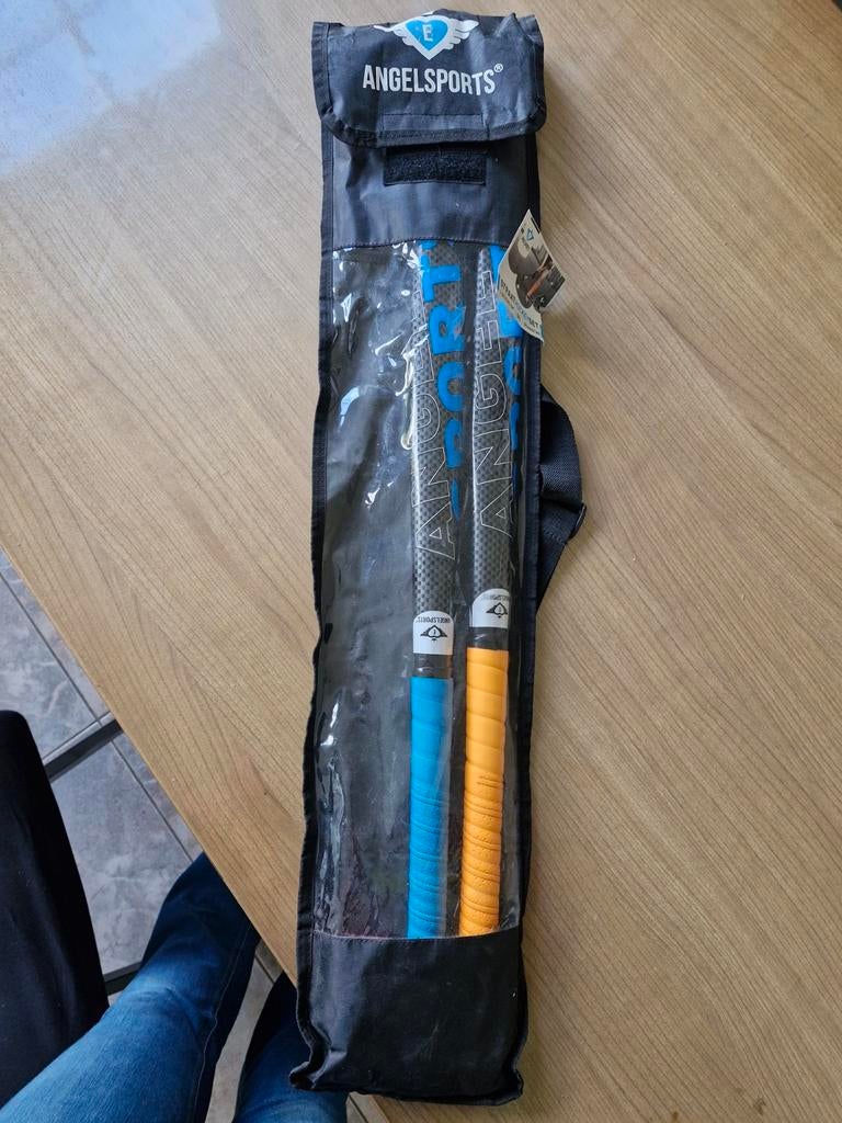 Straathockeyset Angelsports - 2 sticks, bal & draagtas, Ophalen of Verzenden, Nieuw, Overige typen