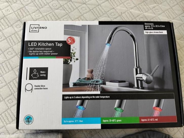 LIVARNO home LED Keukenkraan, Huis en Inrichting, Keuken | Keukenbenodigdheden, Ophalen of Verzenden