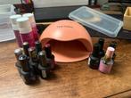 Pink Gellac Nagelset met extra’s, Ophalen, Gebruikt, Overige kleuren, Handen en Nagels