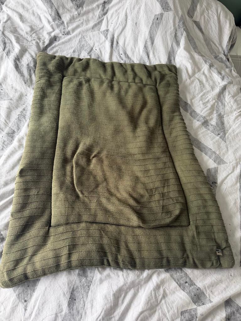 Jollein boxkleed groen 75x95 cm (ook in oud roze), Ophalen of Verzenden, Gebruikt