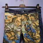 Roberto Cavalli jeans print voorop draken ridders XS 47932, Kleding | Dames, Blauw, ., Ophalen of Verzenden, Roberto Cavalli