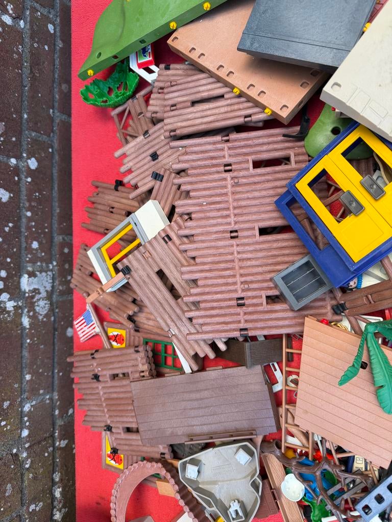 Grote partij Playmobil onderdelen en sets, Ophalen, Gebruikt, Los playmobil