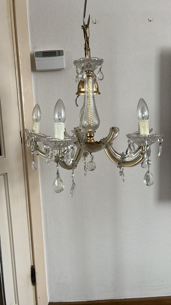 Kristallen lamp, Ophalen, Gebruikt